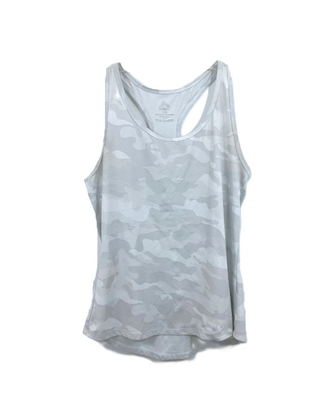 RBX Prime Super Soft Tank Camo Gray Taupe Women Sz M